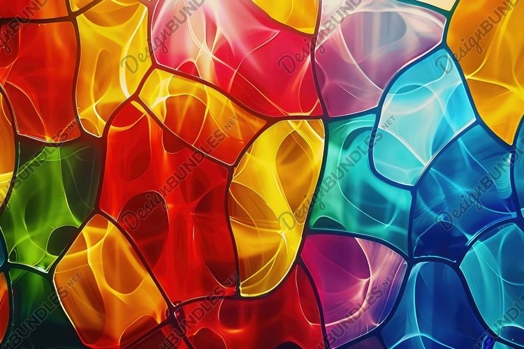 Stained Glass Texture Image 22