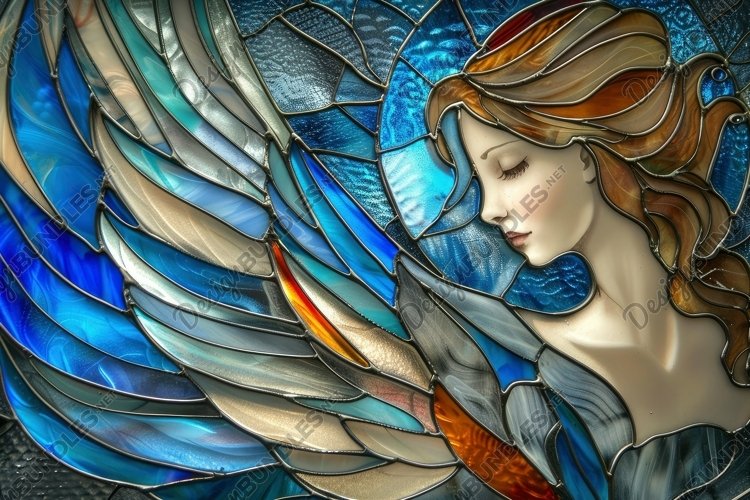 Stained Glass Texture Image 7