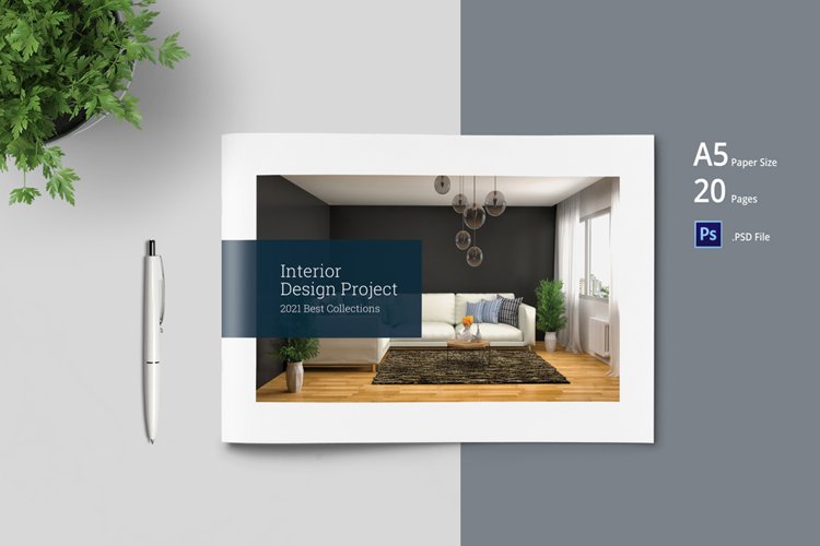 Interior Brochure Catalogs Template example image 1