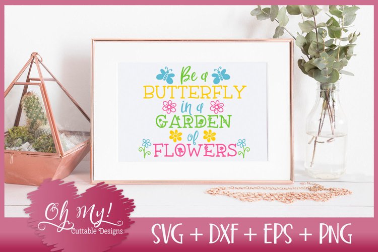 Butterfly Flowers Svg Image 15