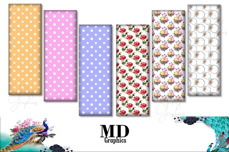 Flowers Printable, Flowers Digital Bookmarks, Flowers Lover example image 1