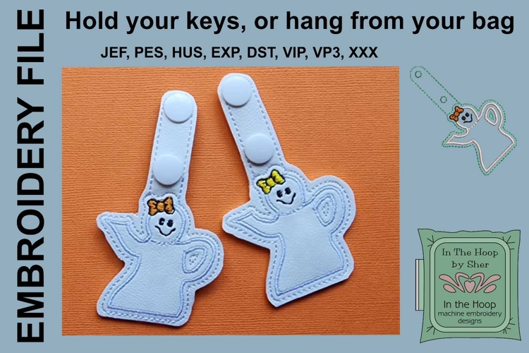 Ghost Key Fob - Bag Tag