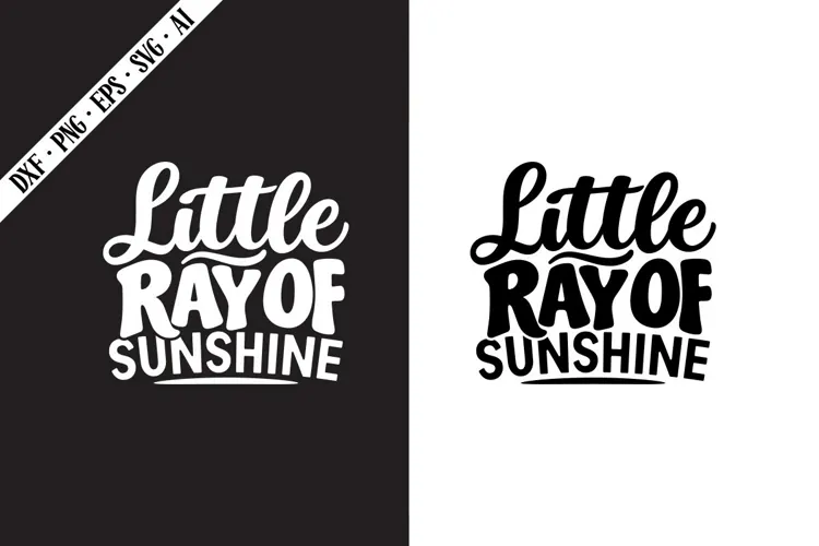 Little Ray of Sunshine Svg, Motivation Svg Designs