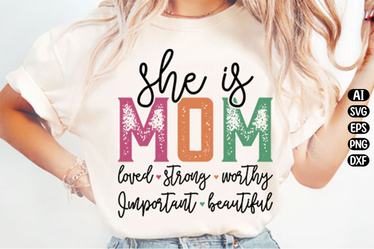Mothers Day Tee Svg Design