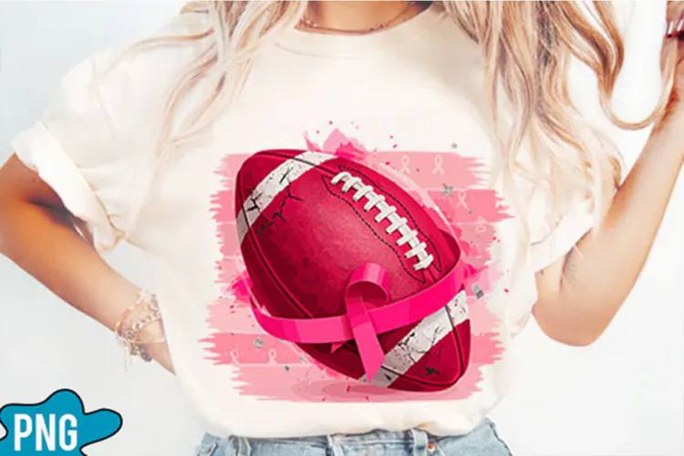 Retro Football Pink PNG Designs