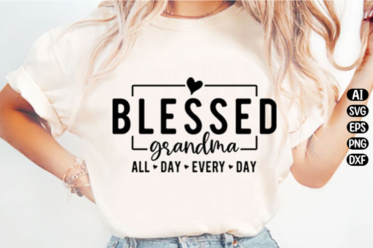 Blessed Grandma Svg Design