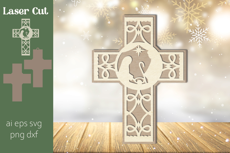Nativity christmas svg, Laser cut Nativite scene, Religious