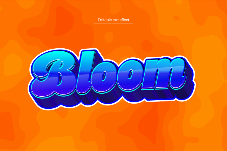 Vibrant Cartoon Style Editable Text Effect for Designs
