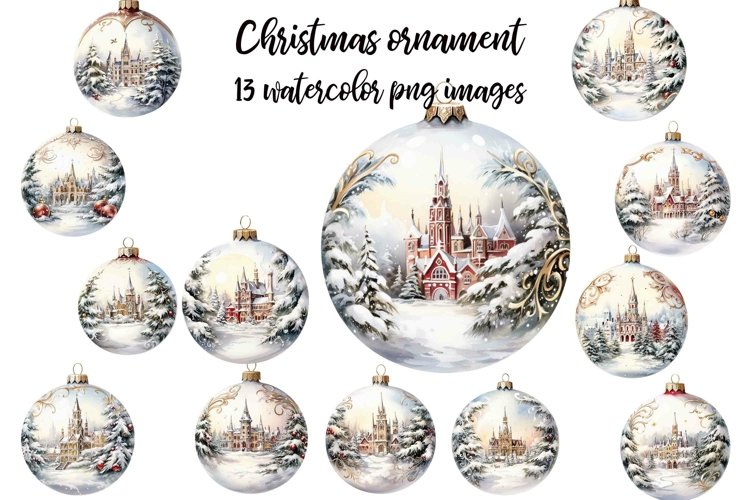 Christmas Ornament Clipart Image 7