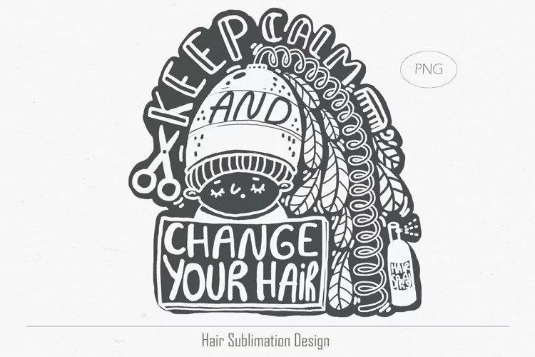 Hair Sublimation Design