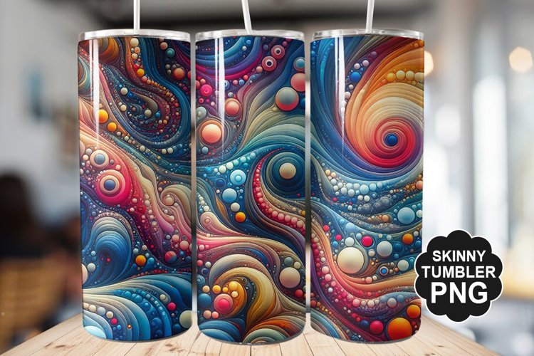 Closeup of Abstract Tumbler Warp - Tumbler PNG Design