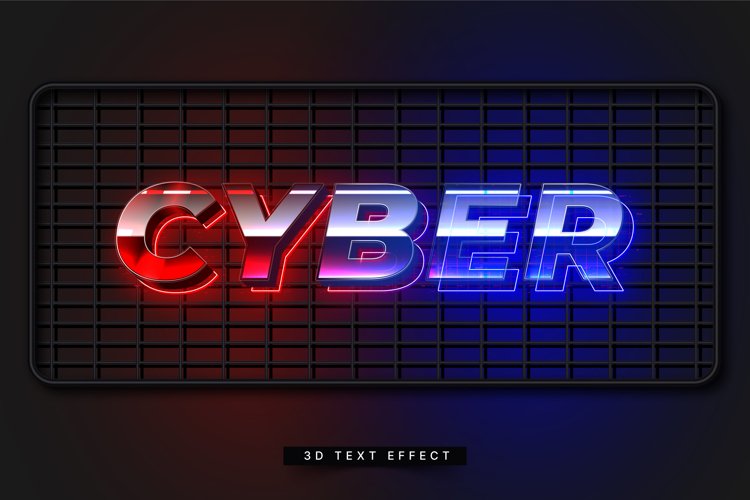 Editable Text Effect for Illustrator. Vector Graphic styles example image 1