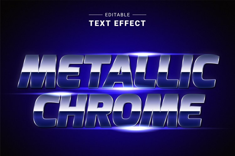 Editable Text Effect for Illustrator. Vector Graphic styles example image 1