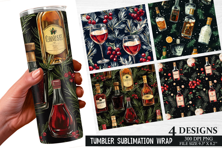 Christmas Tumbler Wrap Image 4