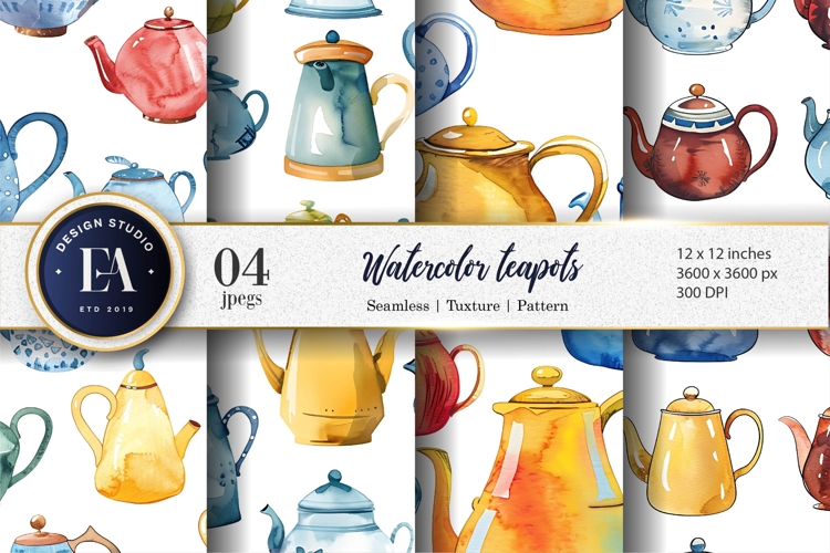 Teapot Clipart Image 7