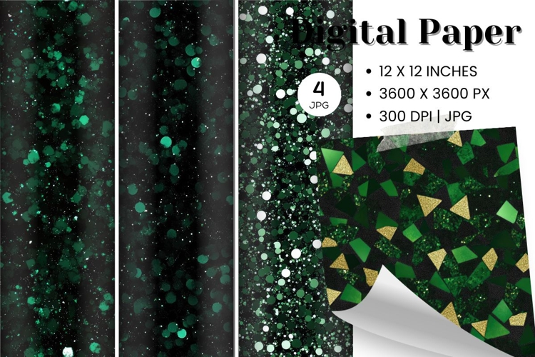green glitter Background Wallpaper Sparkles Digital Paper_91