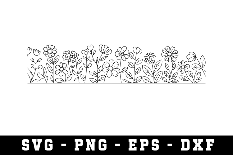Wildflowers Svg Image 24