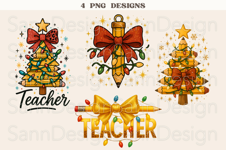 Patchwork Christmas Clipart Bundle, Vintage Christmas PNG
