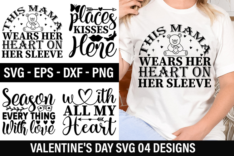 Mama Heart Svg Image 11