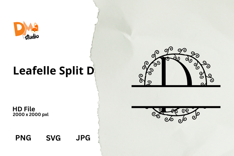 Floral Monogram Letter Svg Image 8