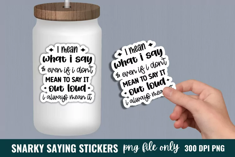 Sarcastic Quotes Sticker, Funny Sticker