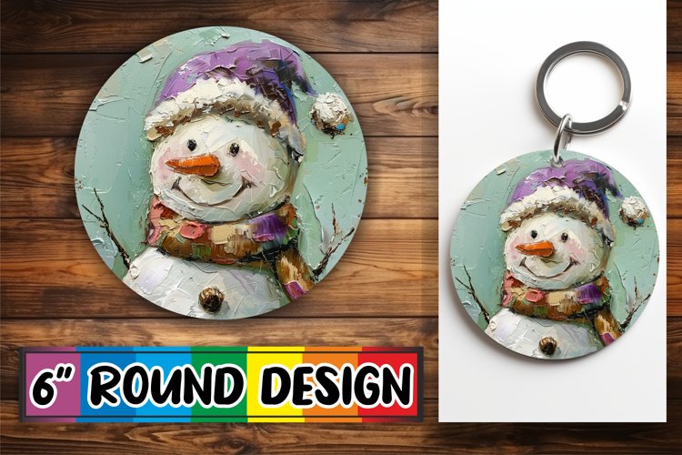 Cute Snowman Clipart Image 6
