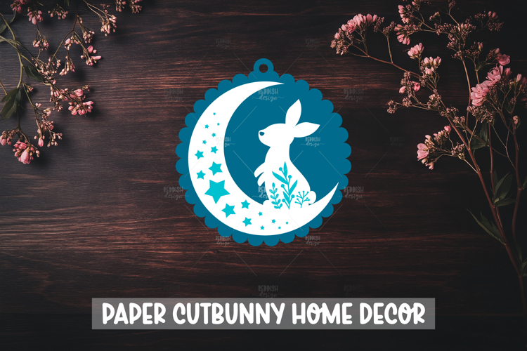 Floral Bunny Svg Image 8