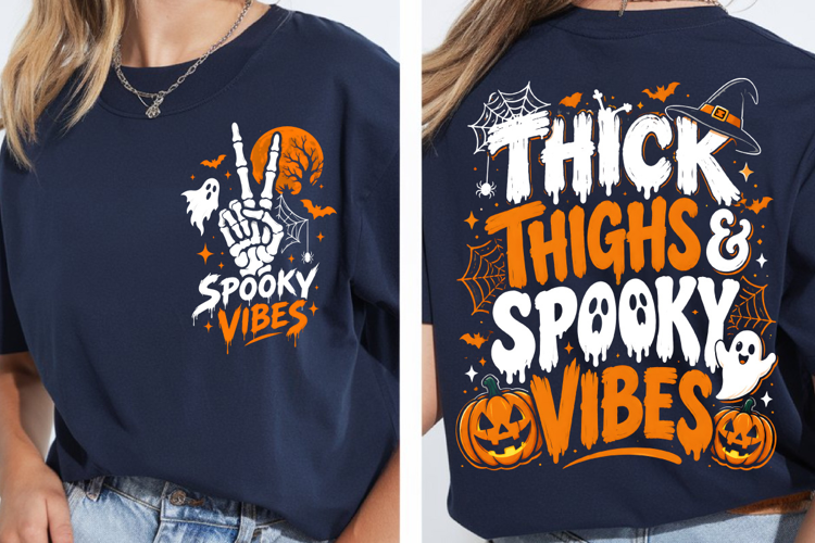 Spooky Vibes PNG, Spooky Season PNG, Trending Halloween PNG