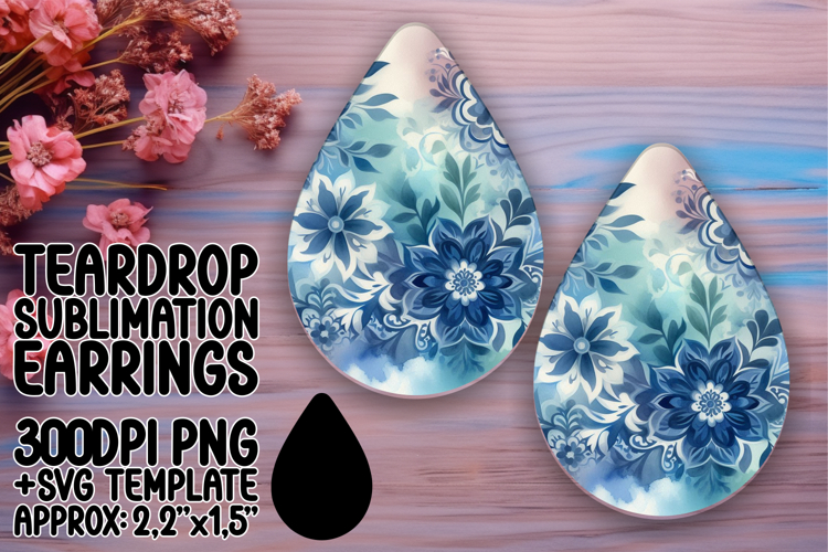 Vibrant Teardrop Design PNG for Creative Projects , Watercol
