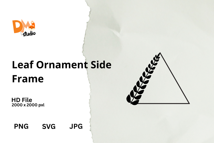 Leaf Ornament Side Frame