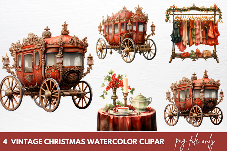 Vintage Christmas Clipart Image 7