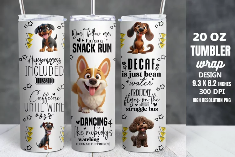 Funny Quotes 20oz Skinny Tumbler Sublimation