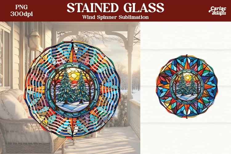 Wind Spinner Sublimation | Christmas Wind Spinner