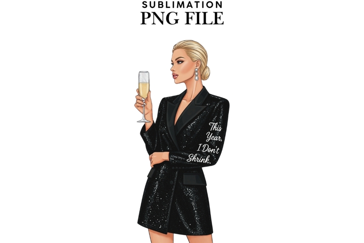 Celebration motivational woman png design for T-shirts