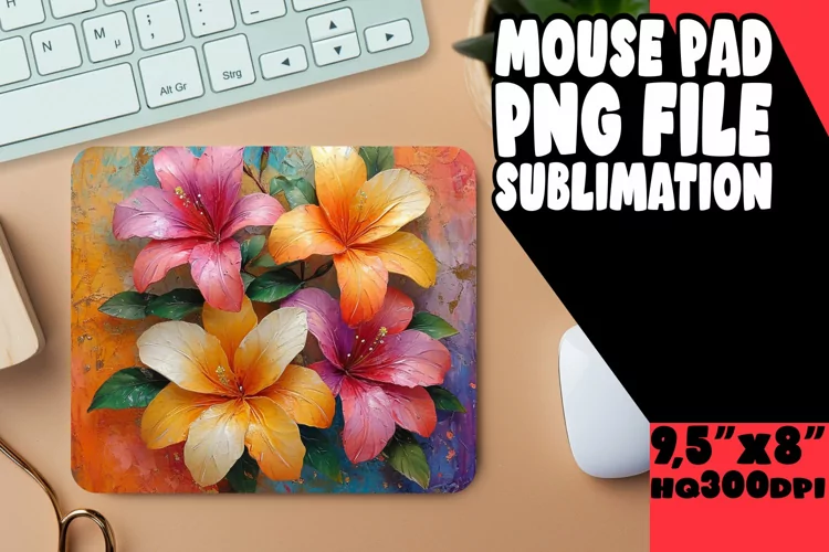 Petal Power: Sublimation Mouse Pad