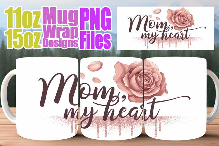 Sweet beginnings sublimation print wrap, Mothers Day