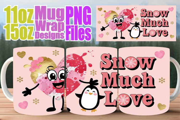 Sweet escapes 11oz 15oz sublimation wrap, Valentines