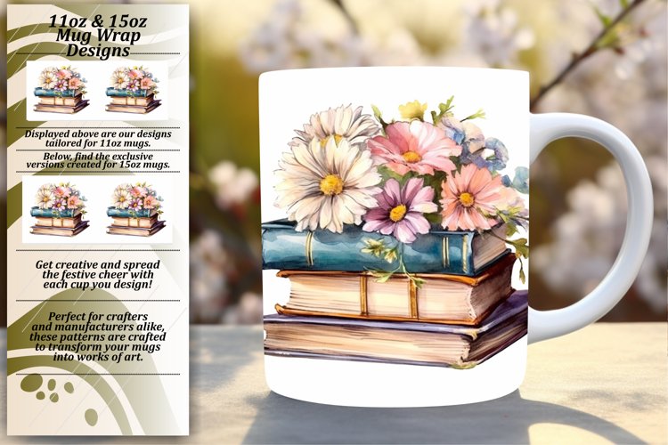 Bookish Beauty Mug Wrap Creation example image 1