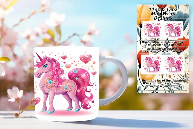 Watercolor Unicorn Mug Delight