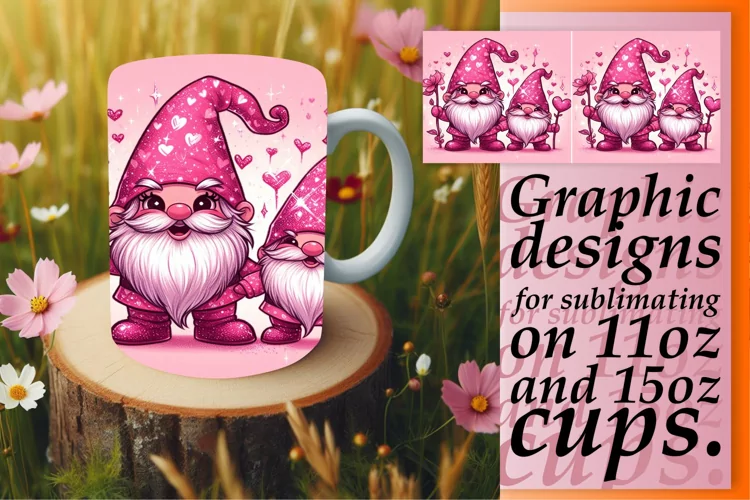 Charming Gnome Theme Drinkware Art