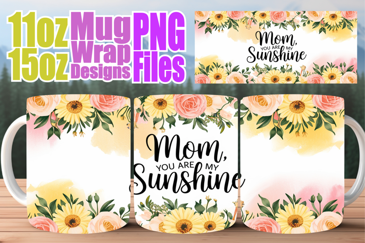 Unique thoughts 11oz 15oz sublimation wrap, Mother's Day