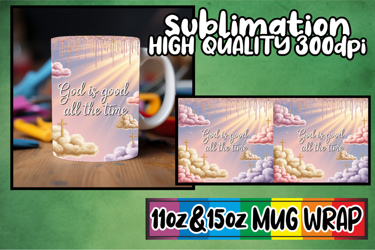 Happy journeys 11oz 15oz sublimation wrap, Christian