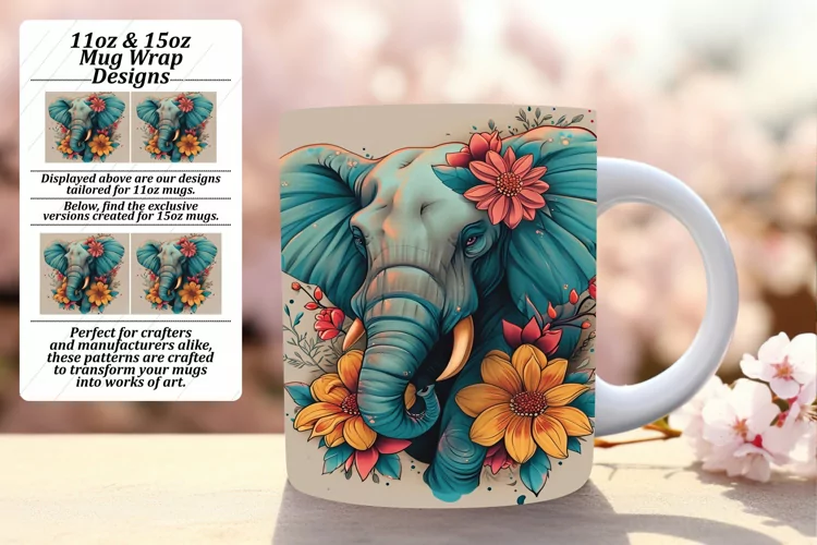 Nature-Inspired Mug Art