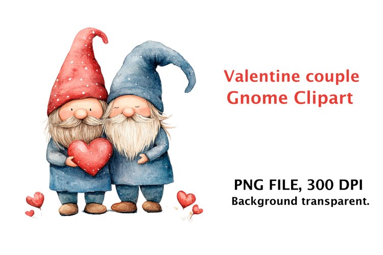 Valentine Gnome Clipart Image 8