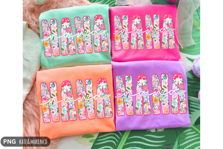 Nana PNG | Floral Nana PNG | Spring Summer Nana Flower PNG