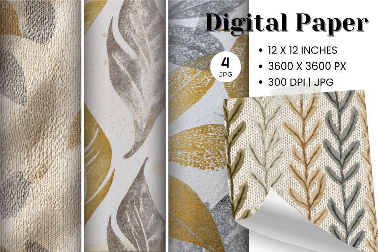 Leaf Fall Autumn Background Wallpaper Pattern_4