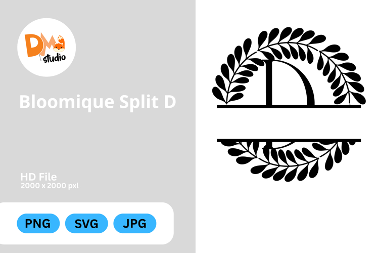 Bloomique Split Monogram