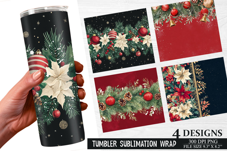 Christmas Tumbler Wrap Image 3
