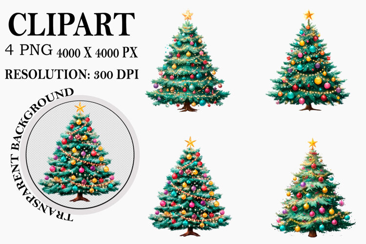 Whimsical Christmas Santa Girl Clipart Watercolor PNG example image 1
