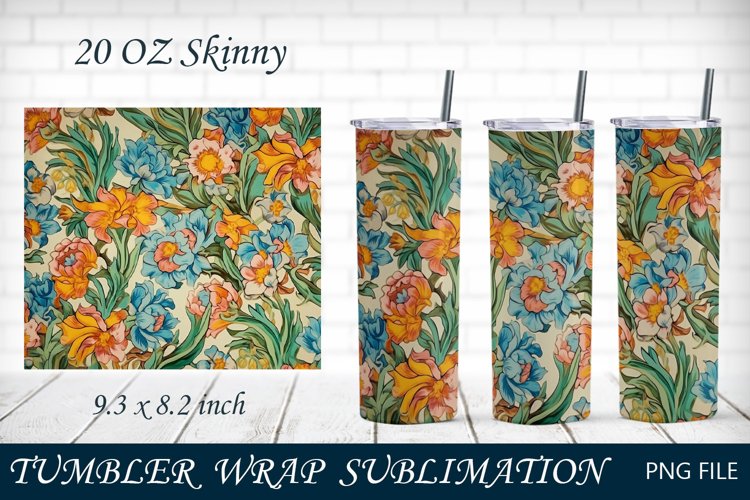 20 Oz Sublimation Tumbler Wrap Image 3